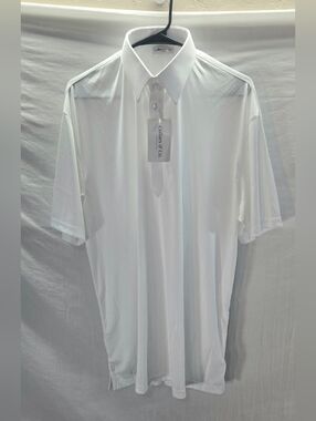 Collars & Co Men's XL White Polo Dress Shirts New with Tags